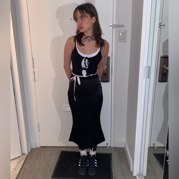 gil rodriguez bodysuit black with bows - Picture 6 of 7